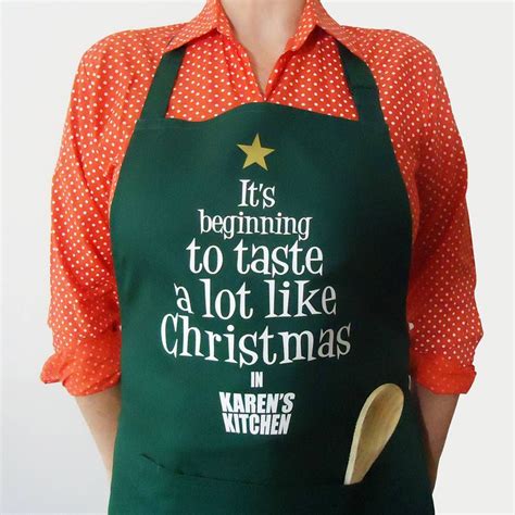 Personalised Apron Taste A Lot Like Christmas By Frozen Fire Christmas Slogans Personalized