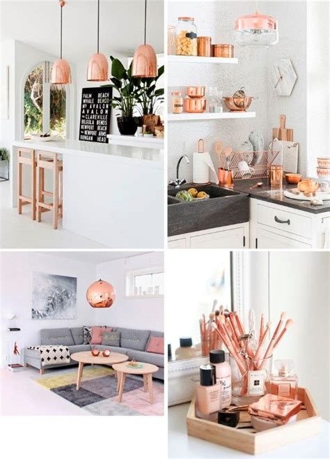 151 Cool Rose Gold Home Decor Accessories Loftspiration Gold Home