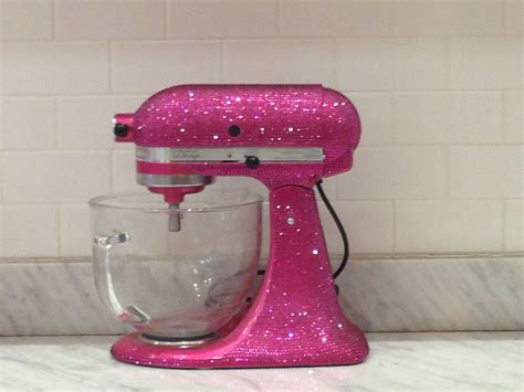 Isnt She Lovely Pink Glittered Bedazzled Kitchen Aide Mixer