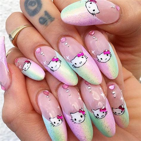 Hello Kitty Nail Art Design 14 K4 Fashion