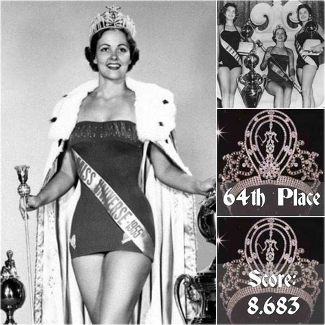 Most Beautiful Miss Universe 1952 2016 66th Place To 63rd Place