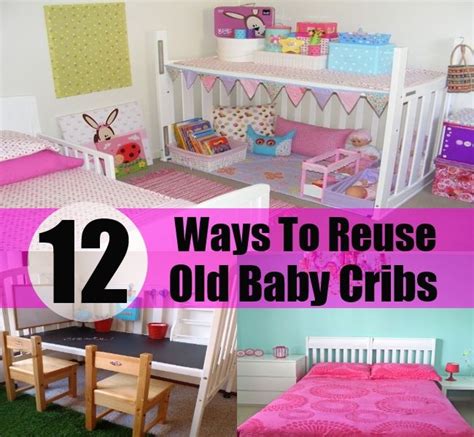 12 Great Ways To Reuse Old Baby Cribs Baby Crib Diy Baby Room Colors