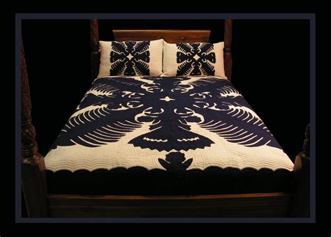 Hawaiian Quilt Hand Quilt Hand Applique Comes With 2 Pillow Shams