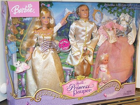 barbie as the princess and the pauper princess anneliese and julian wedding t set barbie