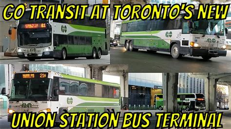 Opening Week Go Buses At Usbt Torontos New Union Station Compilation