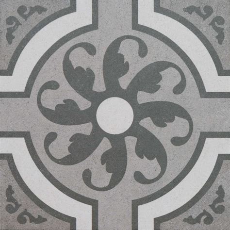 Choice between two colour and pattern mixes of 64 cement tiles (incl. Graue Patchwork Fliesen Feinsteinzeug | Günstig ...