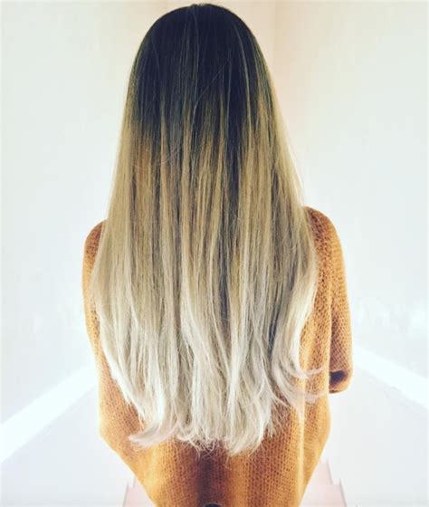 Determine your natural hair colour level and choose a colour that either corresponds to it or is one shade darker, in a neutral to golden her hair was already highlighted, so luis added the colour to darken her roots for an ombré effect. 50 Hottest Ombre Hair Color Ideas for 2018 - Ombre ...