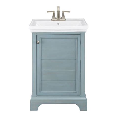 24 inch bathroom vanities : Foremost 23-5/8"W x 17-7/8"D Reid Vanity and White Vanity Top with Integrated Bowl at Menards®