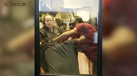 Burger King Customer Pulls Up To Drive Thru Window See Employees