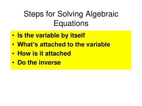 Solve The Equation Solve Each Equation Solve Each Equation Ppt Download