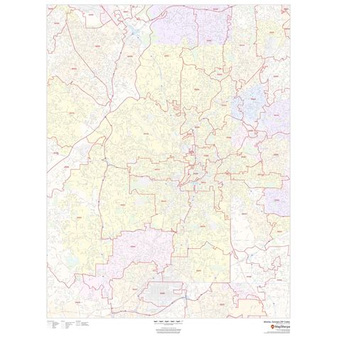 Atlanta Georgia Zip Code Map Map Vectorcampus Map Porn Sex Picture