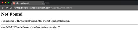 Solved Magento The Requested Was Not Found On This Server
