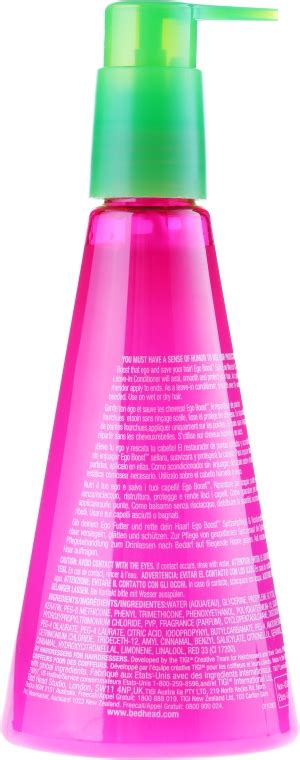 I look for the ones that provide a volumizing effect in addition to general conditioning, and i have tried many different brands. TIGI Bed Head Ego Boost Leave-In Conditioner - Odżywka bez ...