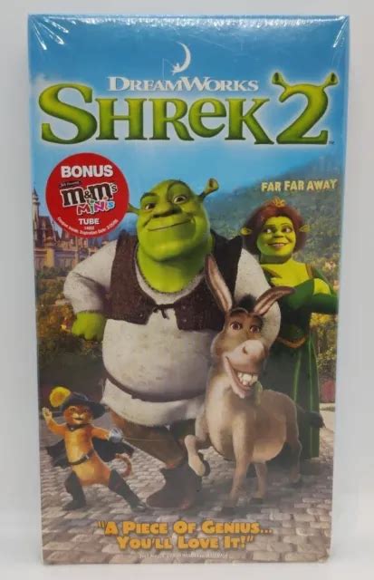 Shrek 2 Vhs Tape Dreamworks 2004 Special Features Myers Murphy Diaz 12