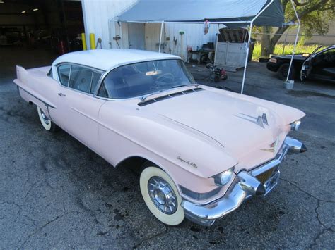 1957 Pink Cadillac Coupe Deville Series 62 Classic Cadillac Deville