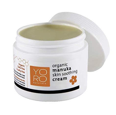 Organic Manuka Skin Soothing Cream For Dry Itchy Skin Rosacea