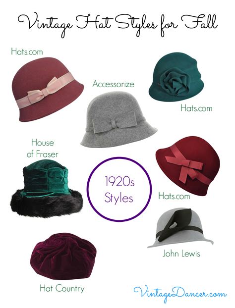 Vintage Hat Styles For Fallwinter