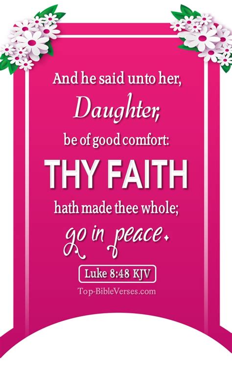 Luke Bible Verses About Faith Faith Scriptures In Luke