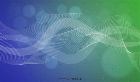 Colorful Wave Design Vertical Background Programslomi