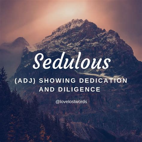 Sedulous Words Sedulous Words To Use