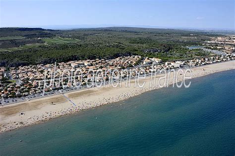Narbonne plage is a resort on the southern (mediterranean) coast of france in the aude department. Photo aérienne Narbonne-plage (2) - Aude : PAF