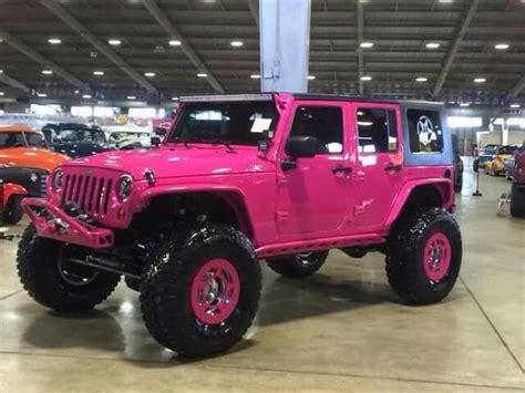 Hot Pink Jeep Pink Jeep Wrangler Jeep Pink Jeep