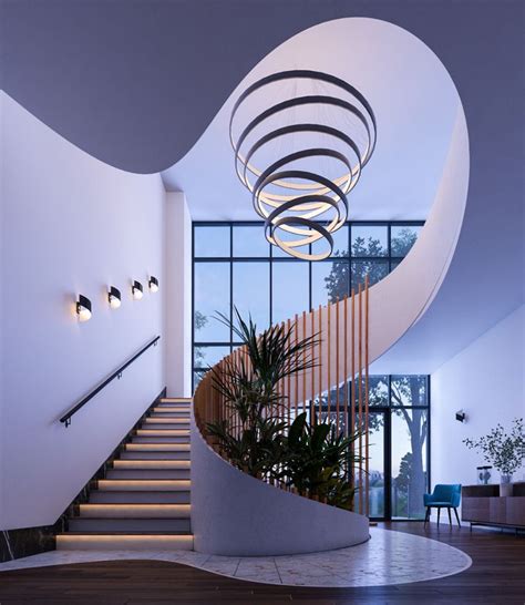 Spiral Staircase Design On Behance Staircase Design Modern Spiral