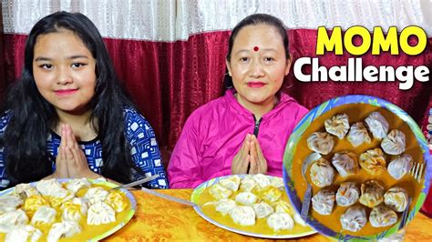 नेपाली Nepali Jhol Momo Eating Challenge Dumplings Nepali Mukbang Youtube