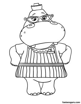 Welcome to one of the largest collection of colouring pages for kids! Printable Hallie the Hippo Doc McStuffins Coloring Pages ...