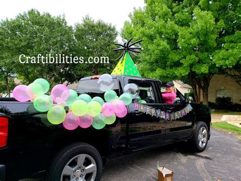 Birthday Parade Ideas Oversized Car Party Hat Diy Tutorial Drive