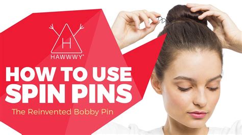 How To Use Spiral Bobby Pins Hay Spin Pins — How To Put Your Hair In