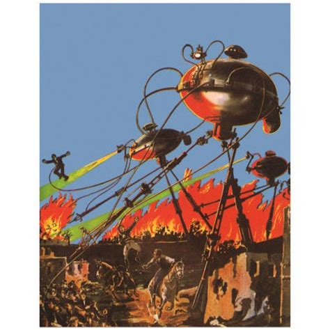 War Of The Worlds Poster War Of The Worlds Sci Fi Art