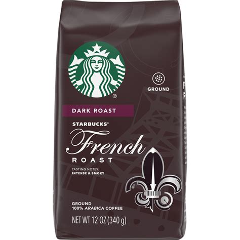 Starbucks French Roast Dark Roast Ground Coffee 12 Oz Instacart
