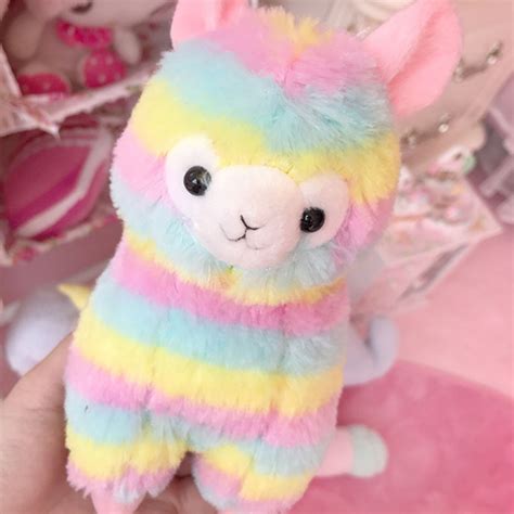 7 Rainbow Cute Alpacasso Kawaii Alpaca Llama Arpakasso Soft Plush Toy
