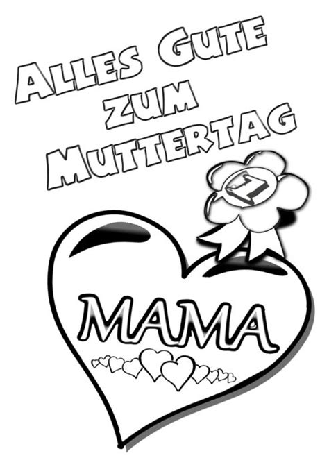 Muttertag ausmalbilder, ausmalbilder zum muttertag, blumen zum muttertag, grusskarten zum muttertag, basteln zum muttertag mit. Muttertag Ausmalbild & Malvorlage Gruß mit Herz | BabyDuda » Malbuch