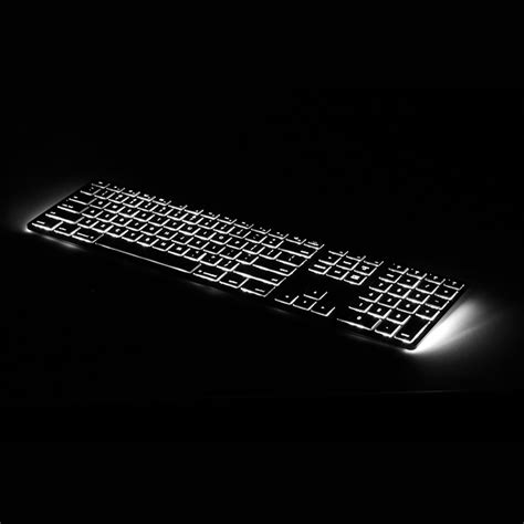 Matias Backlit Wireless Aluminium Keyboard Silver Uk