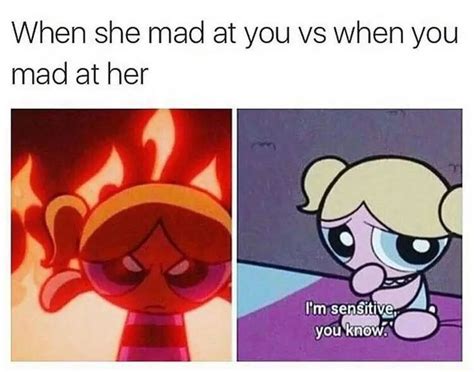 when she s mad at you vs when you re mad at her funny relationship quotes funny relationship