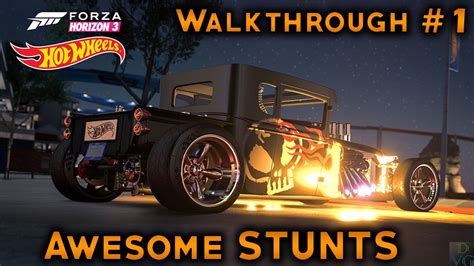 Forza Horizon Hot Wheels Dlc Walkthrough Awesome Stunts