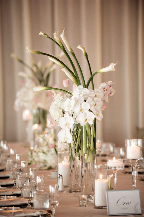 Tall Natural Floral Arrangement In Ivory And Blush