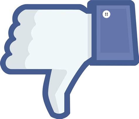 Facebook Thumbs Down Clipart - Facebook Thumbs Down Png Transparent Png - Full Size Clipart ...