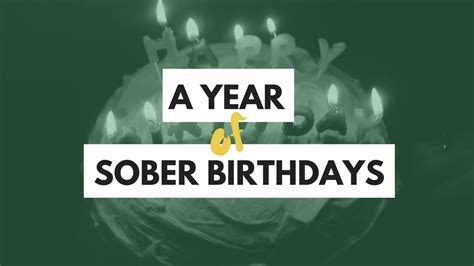 sober birthday cakes a year in review youtube