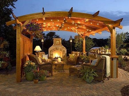 A covered patio with fireplace is one of the best ways to accomplish this. Standout Patio Pergola Designs For Outdoor Fireplaces!