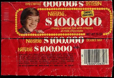 Nestles Hundred Thousand Dollar Bar My Childhood Memories