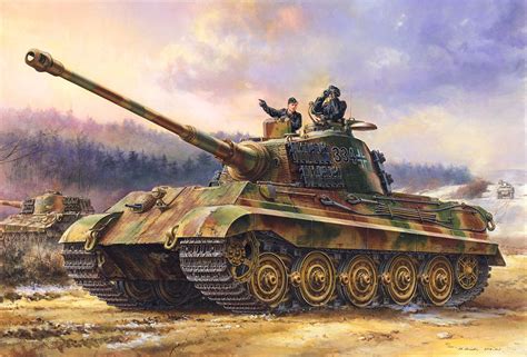 135 Germany Wwii Sdkfz182 King Tiger Tanks Henry Scher Assembly