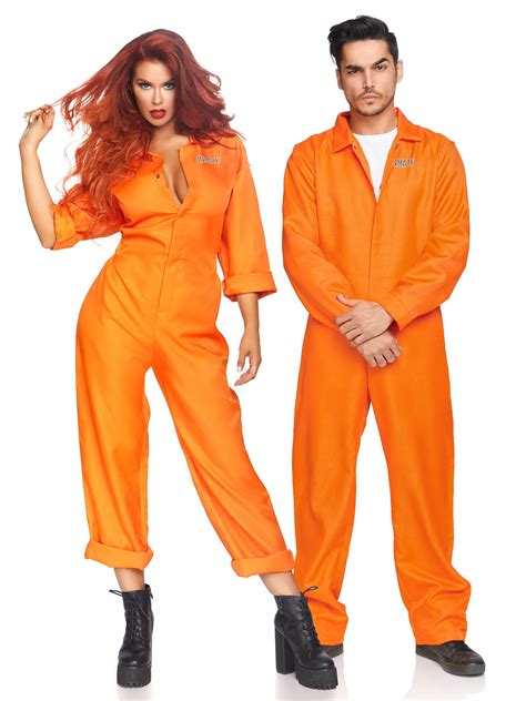 Orange Prison Jumpsuit Womens Costumes Leg Avenue