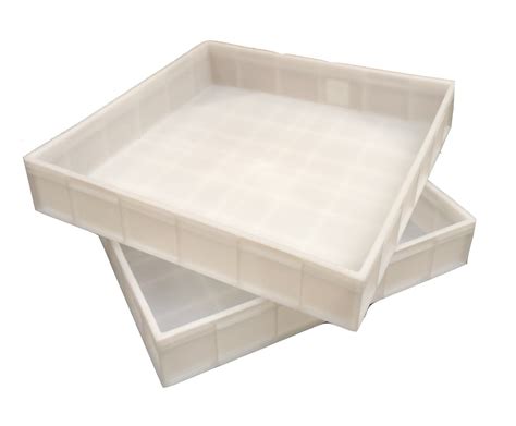 Square Food Grade Plastic Stacking Pizza Dough Bakery Trays