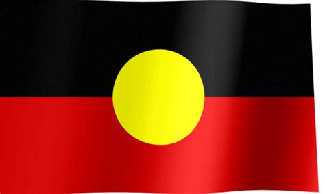 Australian Aboriginal Flag  All Waving Flags