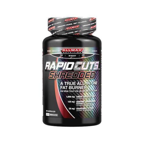 Allmax Rapidcuts Shredded Nutrition Sports Fitness