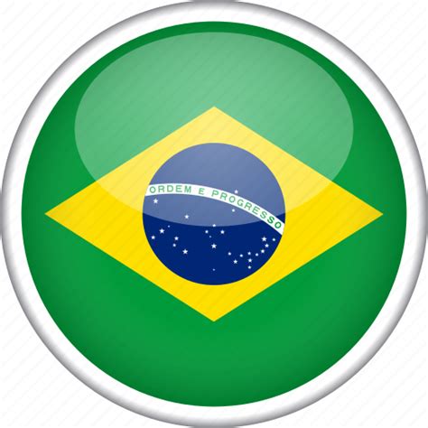 brazil circle country flag national icon download on iconfinder