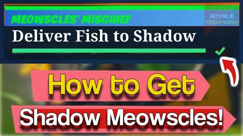 How To Get Shadow Meowscles In Fortnite Deliver Fish To Shadow